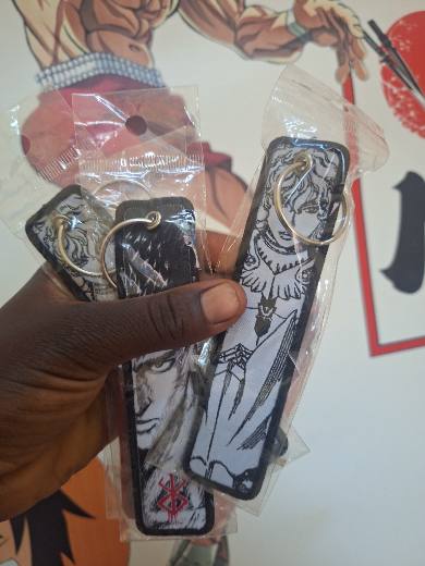 Porte clé Berserk en broderie